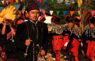 The colorful Kachin Manaw Festival