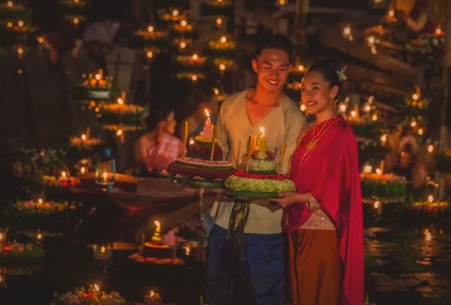 Loy Krathong is second Valentine's Day in Thailand
