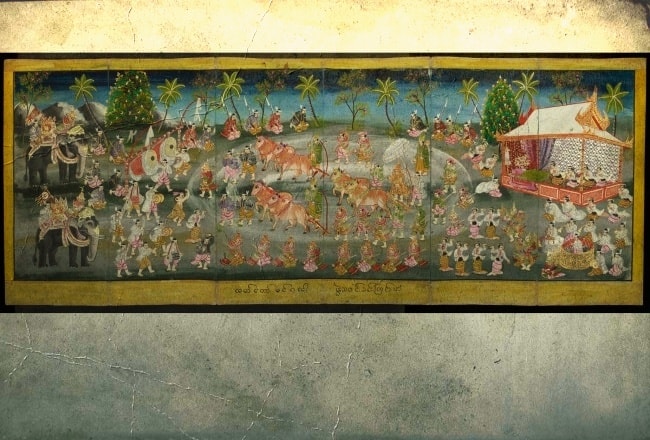 Royal Ploughing Ceremony in ancient Burma