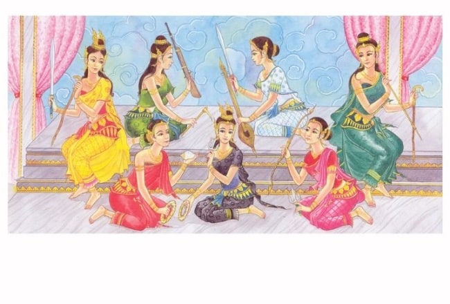7 Songkrans - daughters of Kabillaprom