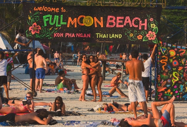 Thailand Full Moon Party On Koh Phangan Fun Crazy Outlaw