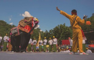 The Colorful & Traditional Kyaukse Elephant Dance Festival